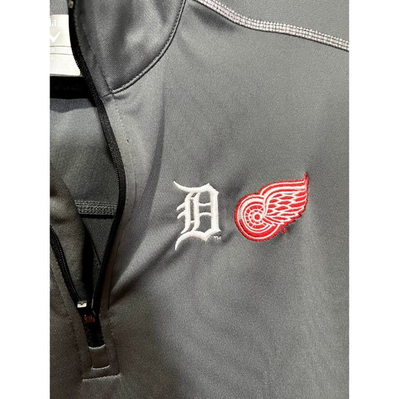 Callaway Detroit Red Wings and Tigers 1/4 Zip Pullover - Size M - Picture 2 of 5
